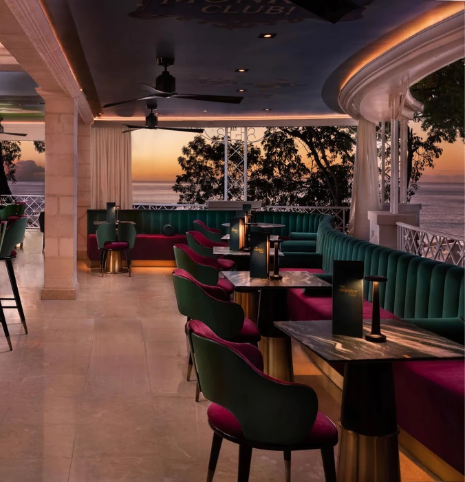 monkey club inside dining area